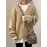 Women's Winter Warm Batwing Sweater - Loose Fit Long Sleeve Split Hem Tops, Casual Lazy Style Batwing Jackets for Fall & Winter Layering, Machine Washable Solid Color Blouses