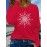 Women's Casual Long Sleeve T-Shirt/Pullover Blouse with A-Z Letter Print ( Initials Available) - Round Neck All-Season Top for Casual Attire, Parties & Layering - Machine Washable Regular Fit Shirt