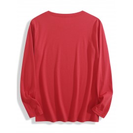 Women'S Long Sleeve T-Shirt - White Top with SALTY Graphic, Crew Neck Casual Everyday Shirt for Women, All-Season Everyday & Party Outfits - from Local Warehouse, Versatile Clothing, Playful Design, Quality Stitching, Stylish Blouse, Fashion Lovers