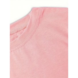 Local delivery - One piece Women's printed T-shirt -100% casual round neck short sleeved top with rugby elements, breathable and comfortable, suitable for match days, parties and daily wear, machine washable, all season casual clothing - perfect for