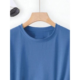 Local delivery - One piece Women's printed T-shirt -100% casual round neck short sleeved top with rugby elements, breathable and comfortable, suitable for match days, parties and daily wear, machine washable, all season casual clothing - perfect for