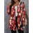 Plus Size, Women's Plus Size Oversized Geometric Pattern Cardigan Sweater - Long Sleeve Winter Warm Coat with Multicolor (Red/Blue/Black/White/Beige/Brown) | Machine Washable Casual & Formal Outerwear for Fall Winter Layering | Cozy Sweater Jacket, Oversized Sweaters for Women, Winter Jacket for Women Plus Size, Plus Size Cardigan, Lightweight Cardigan for Women, Plus Size Winter Coats for Women, Cold Weather Wear, Stylish Knitwear, Soft Fabric, Comfortable Texture