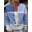 Women'S Lightweight 3D Full Stripe Cardigan Sweater, 100% Polyester Button Crewneck Knit Sweater, Four Seasons Casual Fashion Outerwear